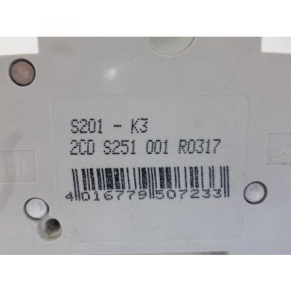 Used ABB S201-K3 Circuit Breaker #4 image