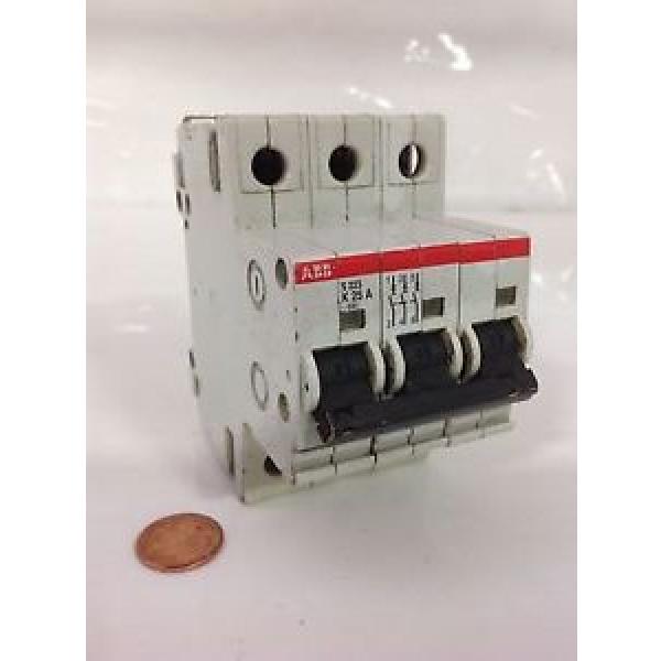 ABB 25A 3-POLE CIRCUIT BREAKER S223 K25A #1 image