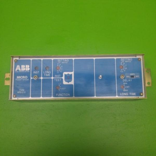 ABB Micro Power Shield MPS-C-3 Trip Unit 400/800a a amp 716506T02 716513A00 6022 #1 image