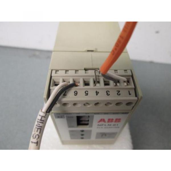 ABB NFLN-01 FLN Adapter Module 24V 3W Din-Rail for VFD Drive #7 image