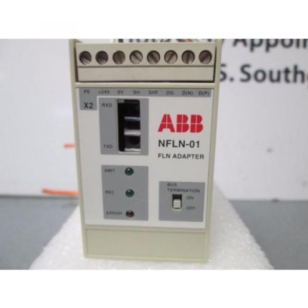 ABB NFLN-01 FLN Adapter Module 24V 3W Din-Rail for VFD Drive #6 image