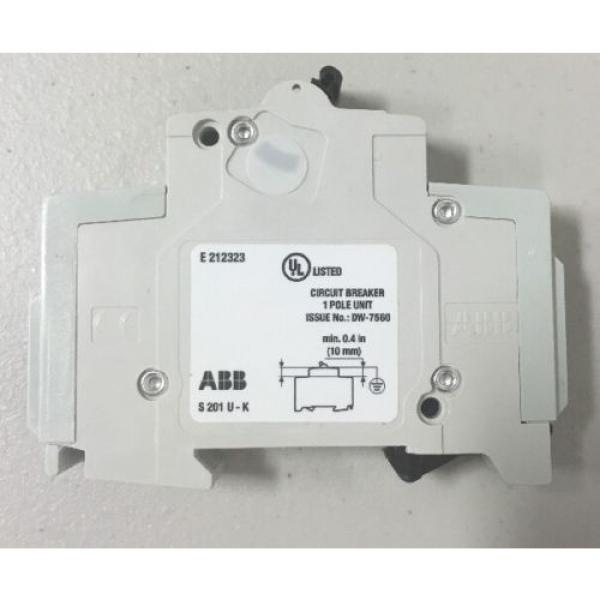 Lot of 5 - ABB S201 K20 A 1 Pole 240 Volt Circuit Breaker #5 image