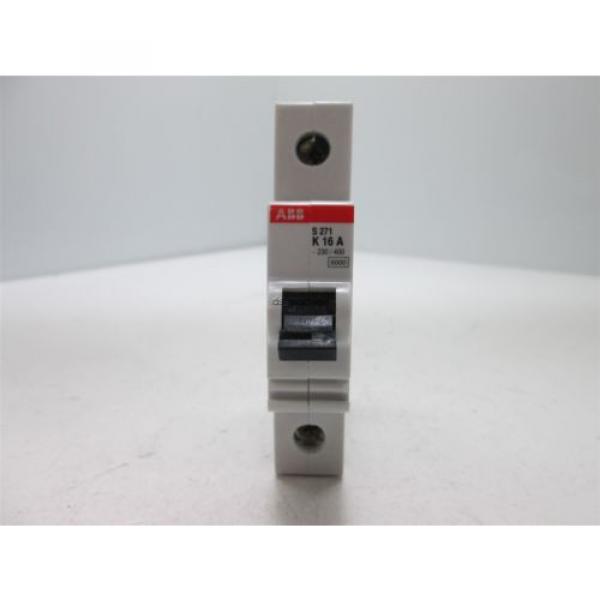 ABB S 271 K16A Single Pole Circuit Breaker 16A, 277/480VAC #1 image