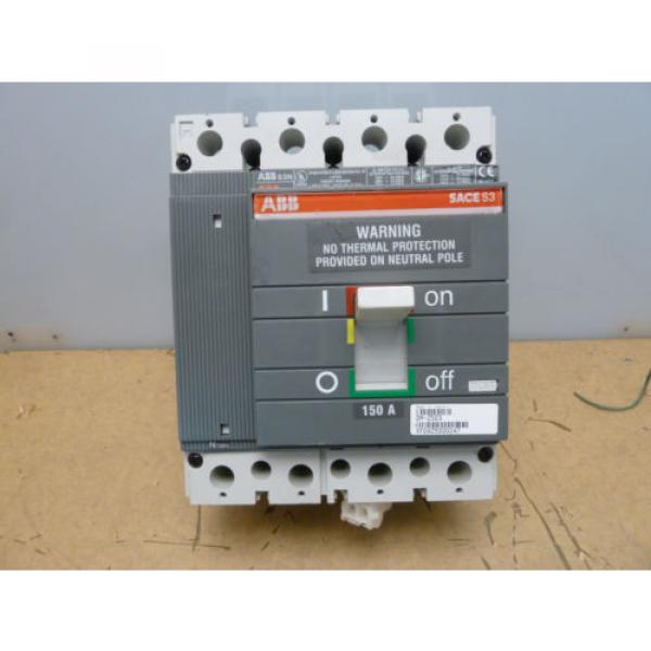 ABB SACE S3 S3N 4 Pole Circuit Breaker AD12018466 (2*M-40) #1 image