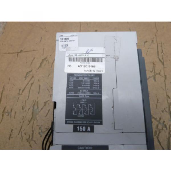 ABB SACE S3 S3N 4 Pole Circuit Breaker AD12018466 (2*M-40) #2 image