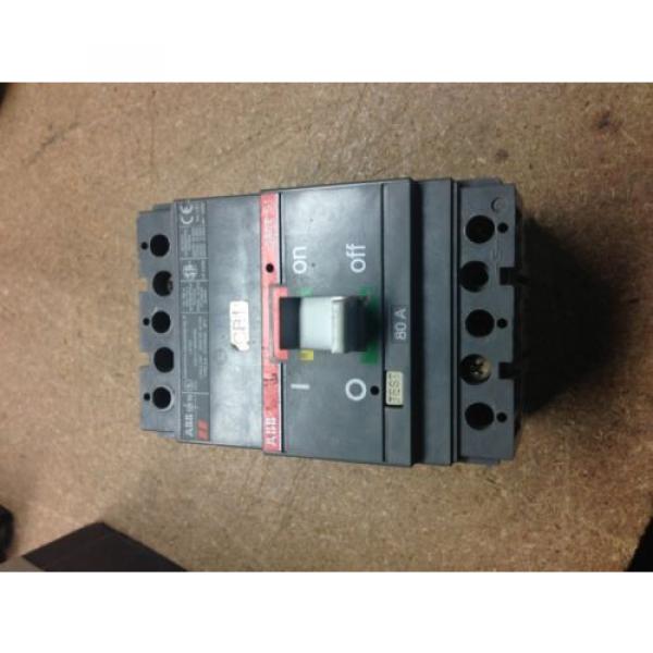 S1N ABB Circuit Breaker 80A 3 Pole #1 image