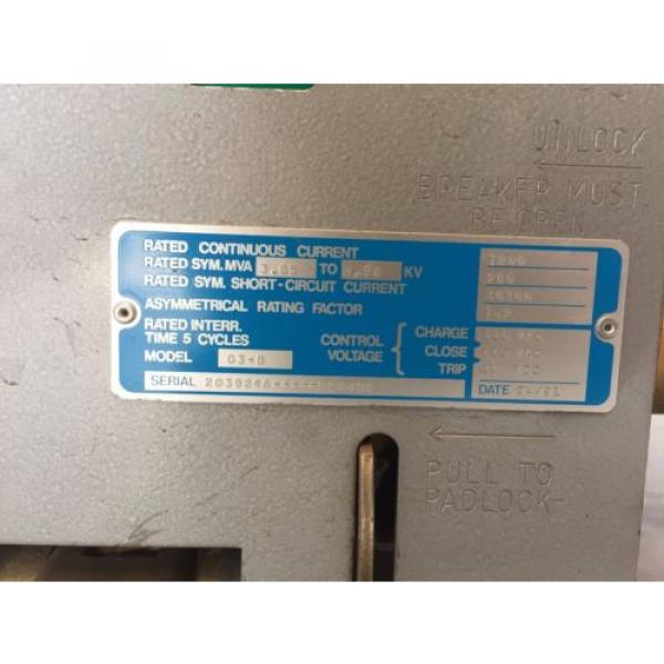 ABB 5HK-O3-B 1200A POWER CIRCUIT BREAKER #3 image