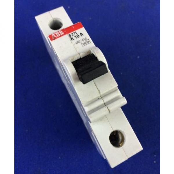 ABB S271K10A CIRCUIT BREAKER 1P 10A 240/415V #1 image