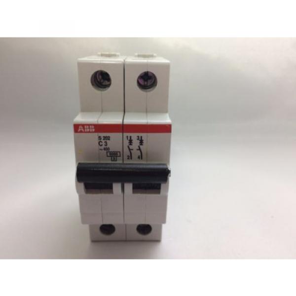 ABB S202-C3 2P 3A 277/480V CIRCUIT BREAKER #1 image