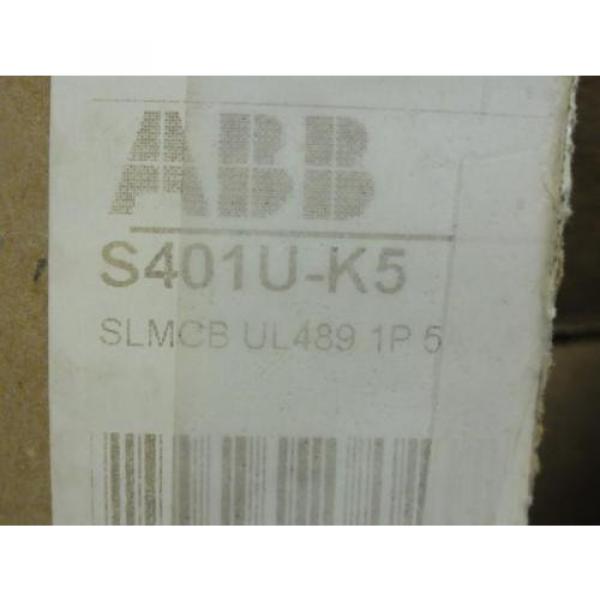 169651 New-No Box, ABB S401U-K5 Mini-Circuit Breaker, 5A, 1 Pole, 240V #2 image