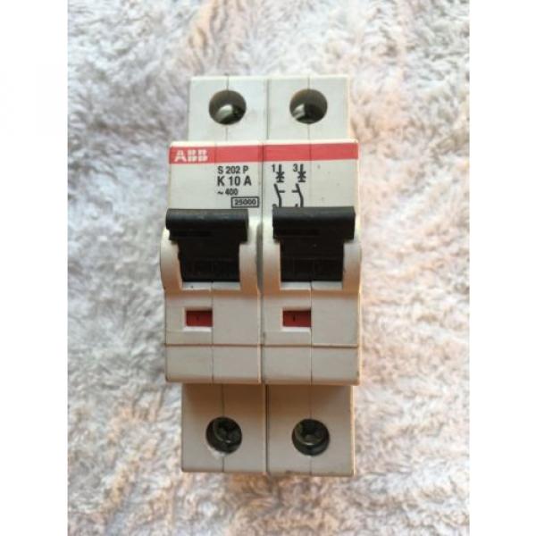 ABB GB14048.2 CIRCUIT BREAKER 10A, S202PK10A used #1 image