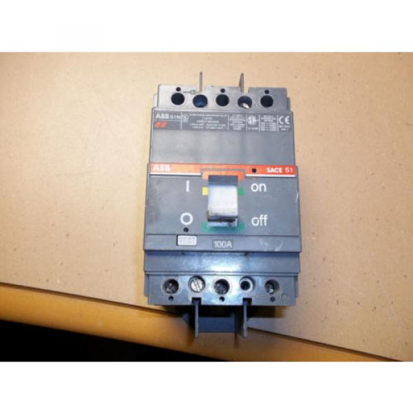 S1N 100A ABB Circuit Breaker 3 pole 277/480V #1 image