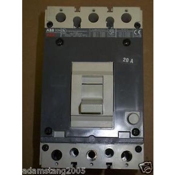 ABB S3N 3 pole 20 amp 600v Circuit Breaker #1 image