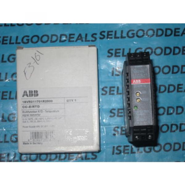 ABB 1SVR011701R2500 CC-E/RTD RTD Temp Signal Converter New #2 image