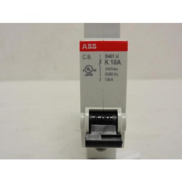 165878 Old-Stock, ABB S401U-K10 Mini-Circuit Breaker, 10A, 1P, 230/240V #3 image