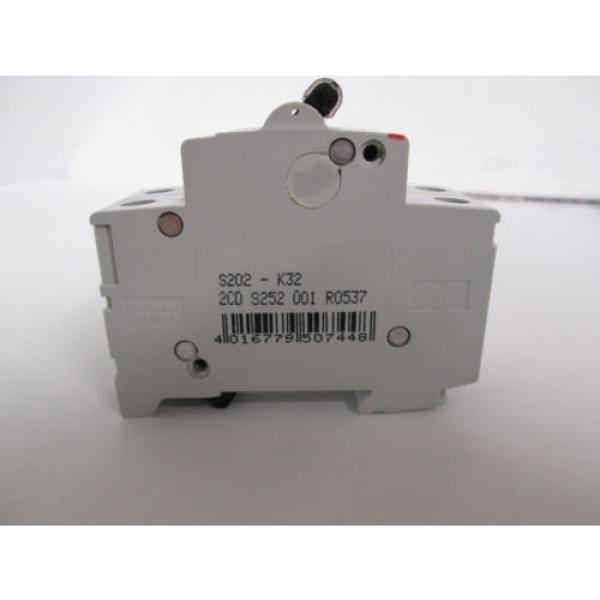 ABB  S202-K32 Circuit Breaker 480Y/277 32A 2 Pole #3 image