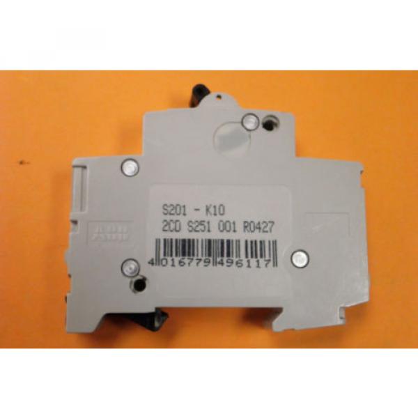 ABB S201-K10 Breaker 10 Amp, 1 Pole S201K10 #1 image