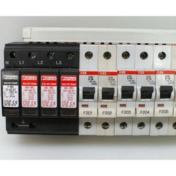 ABB Circuit Breaker Rail 120V Input 11x Outputs Surge Protected S281 S282 10A 6A #4 image