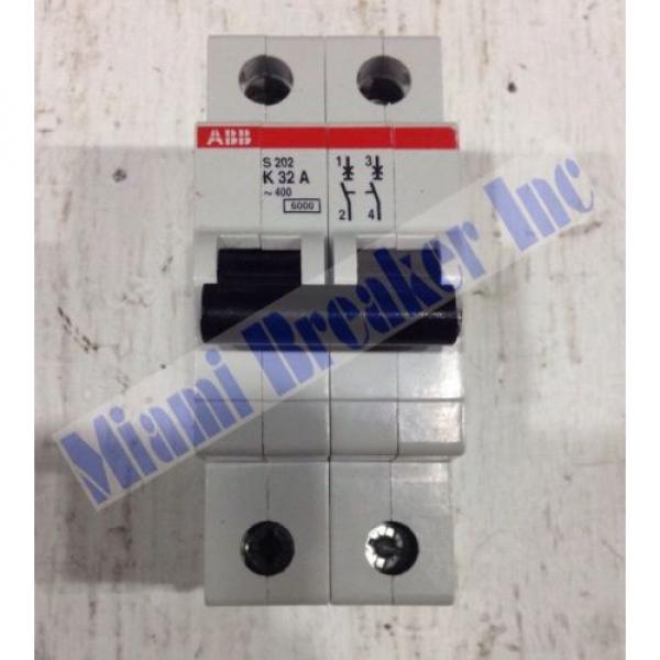 S202-K32 ABB 2 Pole 32 Amps 480 Volts Circuit Breaker #1 image