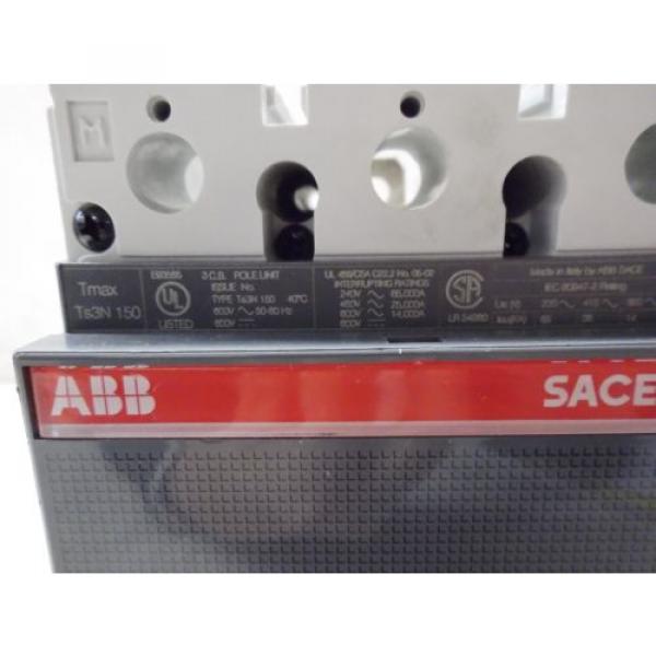 ABB 70 AMP BREAKER SACE TMAX TS3N 150, 3 POLE (NEW, OLD STOCK) #3 image