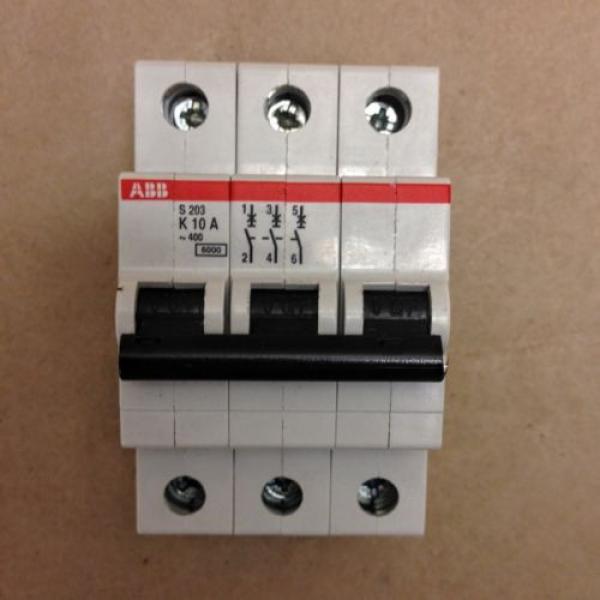 ABB S203-K10 Miniature Circuit Breaker. #1 image