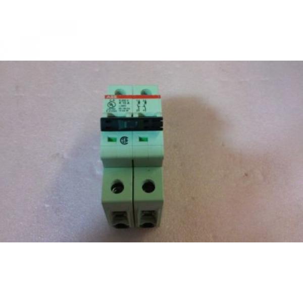 ABB S 202 U K 10A 2 Pole Circuit Breaker 240V 50/60Hz 10kA IR S202U-K10 #1 image