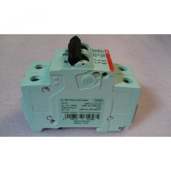 ABB S 202 U K 10A 2 Pole Circuit Breaker 240V 50/60Hz 10kA IR S202U-K10 #3 image