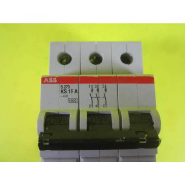 ABB Circuit Breaker -- S273 KS 15A -- Used #2 image