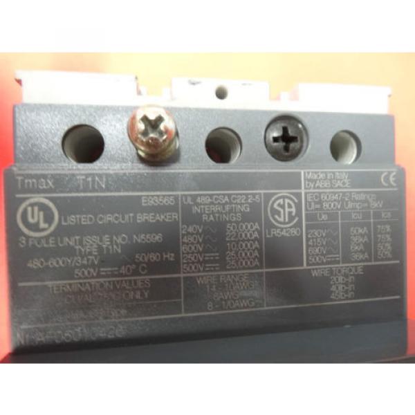 ABB Tmax 20A Circuit Breaker Type T1N #3 image