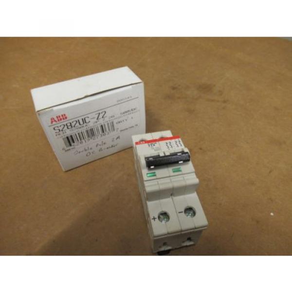 ABB CIRCUIT BREAKER S282UC-Z2 GHS2820164 2P 2A A AMPS 500VAC NEW IN BOX #1 image