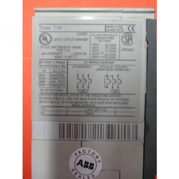 ABB Tmax 20A Circuit Breaker Type T1N #10 image