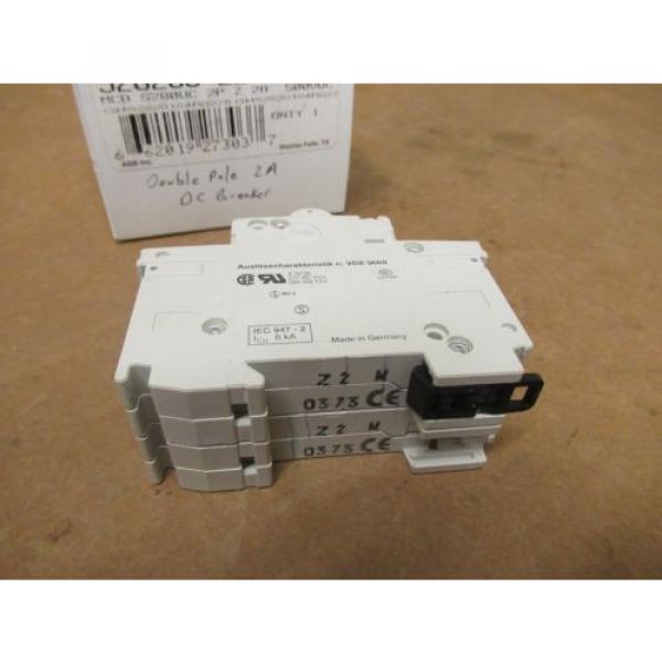 ABB CIRCUIT BREAKER S282UC-Z2 GHS2820164 2P 2A A AMPS 500VAC NEW IN BOX #5 image