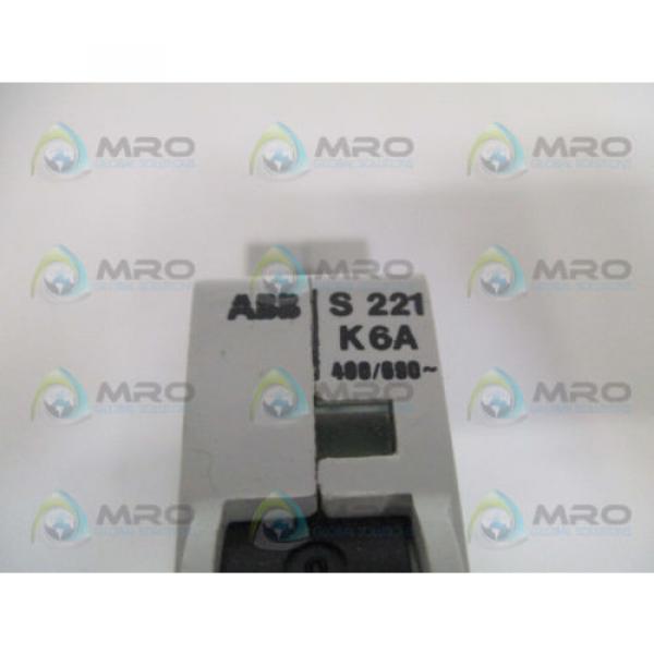 ABB S221K6A CIRCUIT BREAKER 6A *NEW NO BOX* #2 image