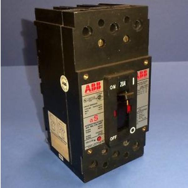 ABB 480VAC 20A 3-POLE CIRCUIT BREAKER LR 90467 #1 image
