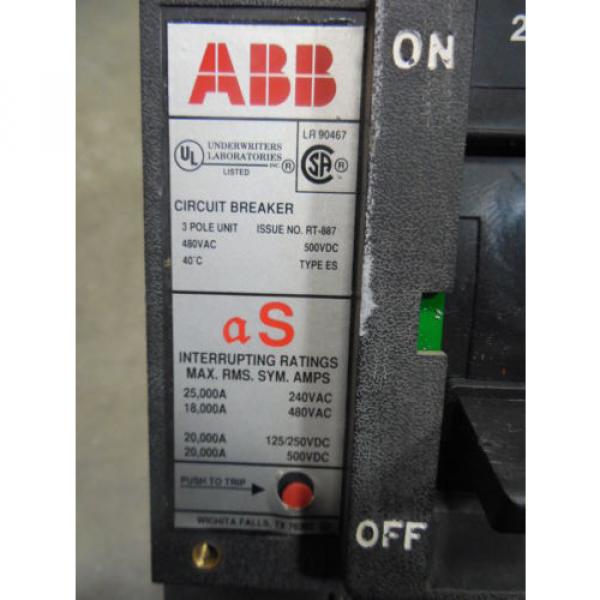 USED ABB UXAB 727131 R 103 Circuit Breaker 20 Amps 480VAC #5 image