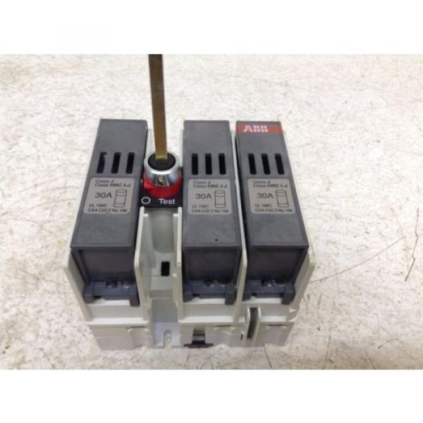 ABB SACE OS 30AJ12 30 Amp 600 VAC Fused Disconnect OS30AJ12 (TSC) #2 image