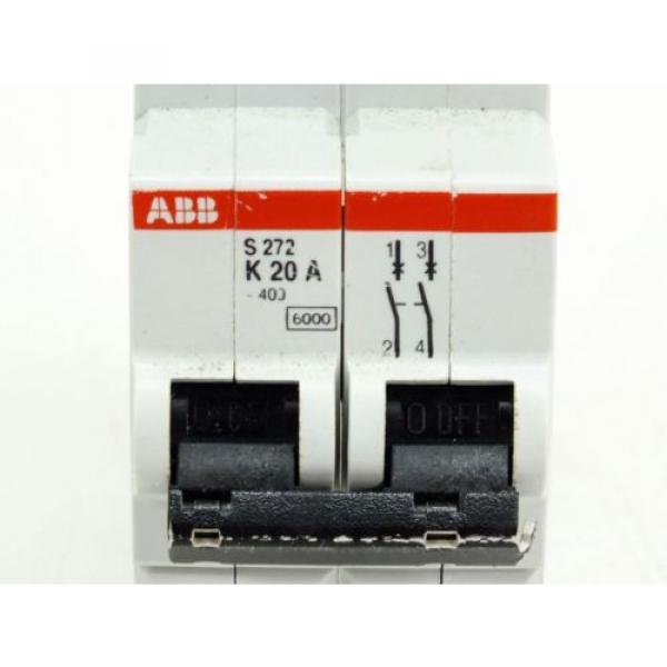 ABB S272-K20A Circuit Breaker 20AMP 2POLE 277/480VAC #3 image