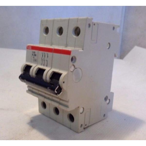 NEW NOT IN BOX  ABB S283K20A 3 POLE 20 AMP CIRCUIT BREAKER #1 image