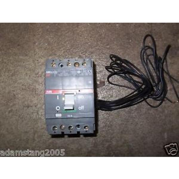 NEW ABB SACE S1 3 POLE 15 AMP AUXILLARY BREAKER #1 image