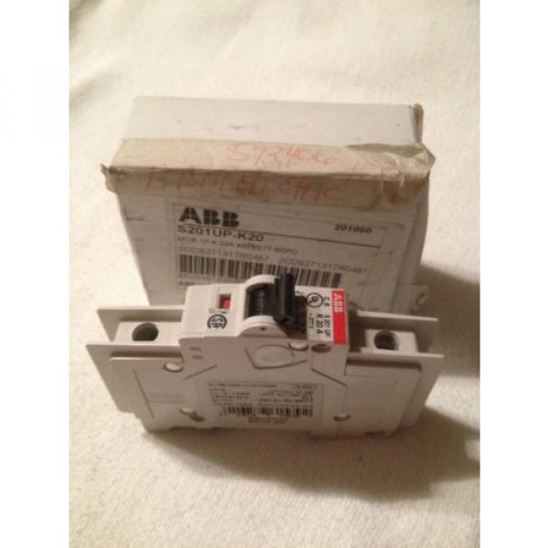 *NIB*  ABB S201UP-K20 1P 20A 277V Breaker #1 image