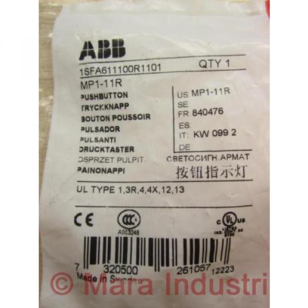 ABB MP1-11R Illuminated Push Button #2 image