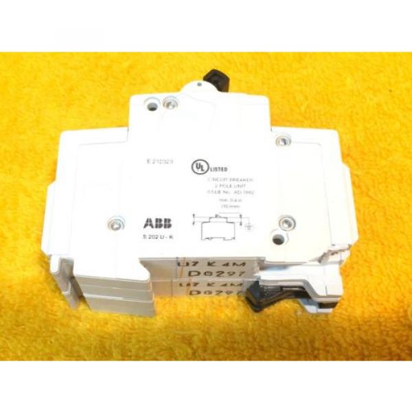 **NEW** ABB S202U-K4  2-POLE 4 AMP 240 VOLT DIN RAIL MOUNTED BREAKER BCPD *CHIP* #5 image