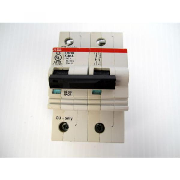 ABB 2 POLE CIRCUIT BREAKER S 282 UX K 30 A #1 image