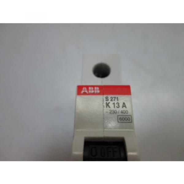 ABB S271-K13A Circuit Breaker, 1-Pole, 13Amp, 277/480VAC #2 image