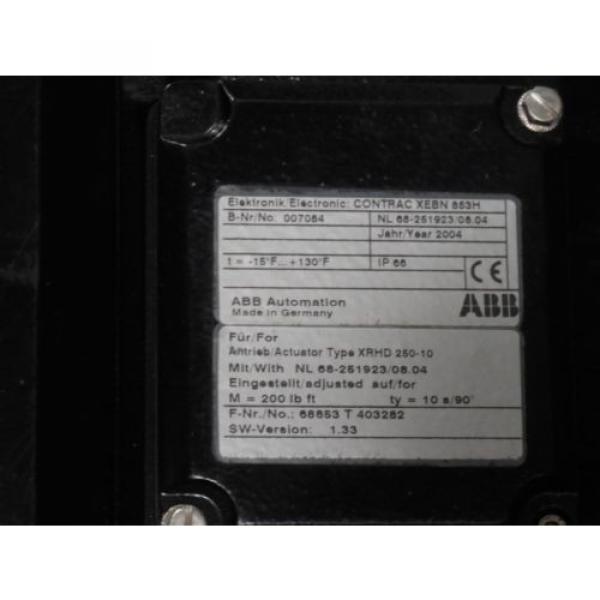 NEW ABB Contrac XEBN 853H Electronic Actuator Control Unit #3 image