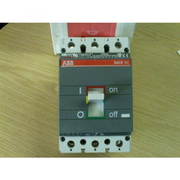 ABB S3N005MW SACE S3 5 AMP 3 POLE CIRCUIT BREAKER ISOMAX 600 VAC 600VAC #1 image