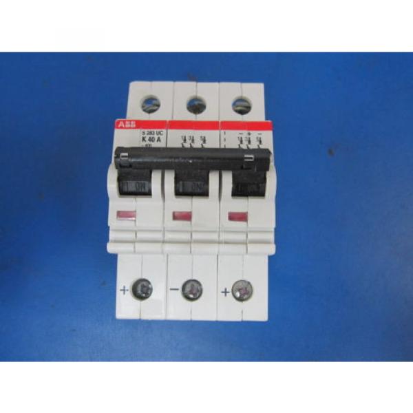 ABB Circuit Breaker  S 283 UC K 40A #1 image