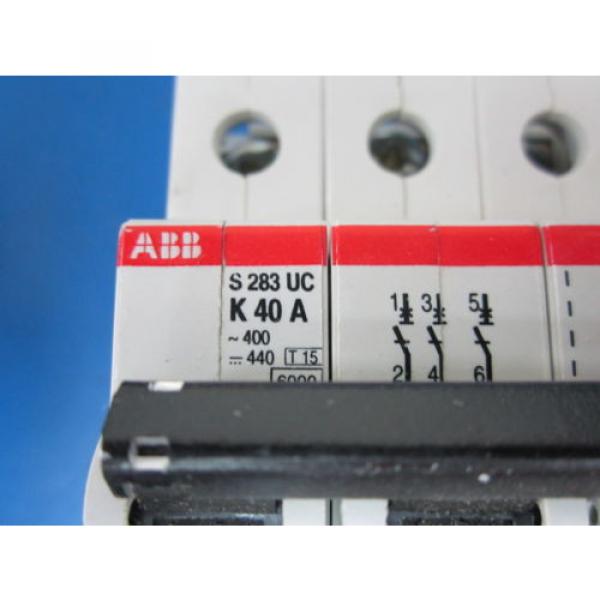 ABB Circuit Breaker  S 283 UC K 40A #2 image