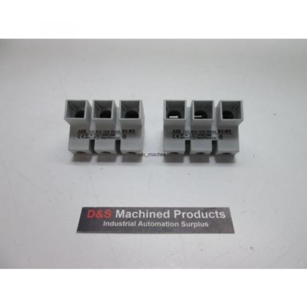 New Lot of 2 ABB S3-M3 Power Infeed Block 63A, 600VAC #1 image