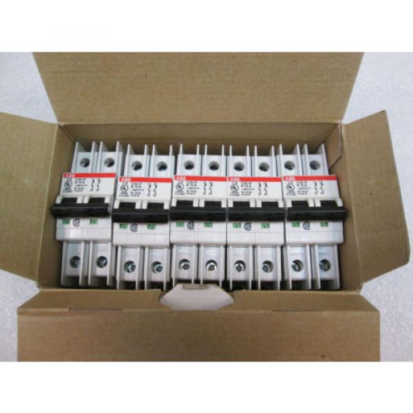 Brand New Lot of 5 * ABB S202UP K15A S202UPK15A 2 Pole Circuit Breakers #1 image